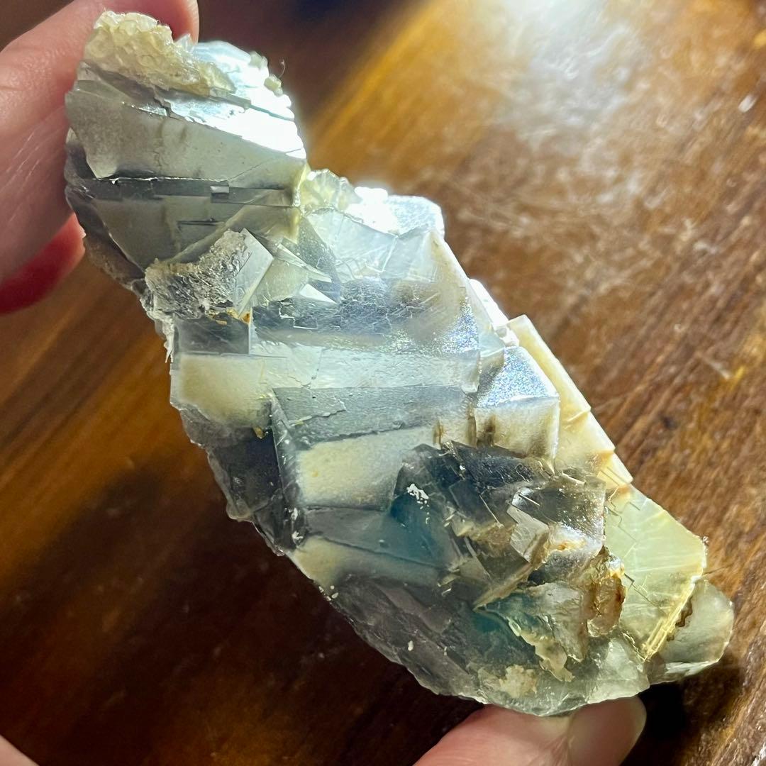 ゾーニング フローライト グレー 561.25ct 一点物 蛍石 原石 鑑賞石