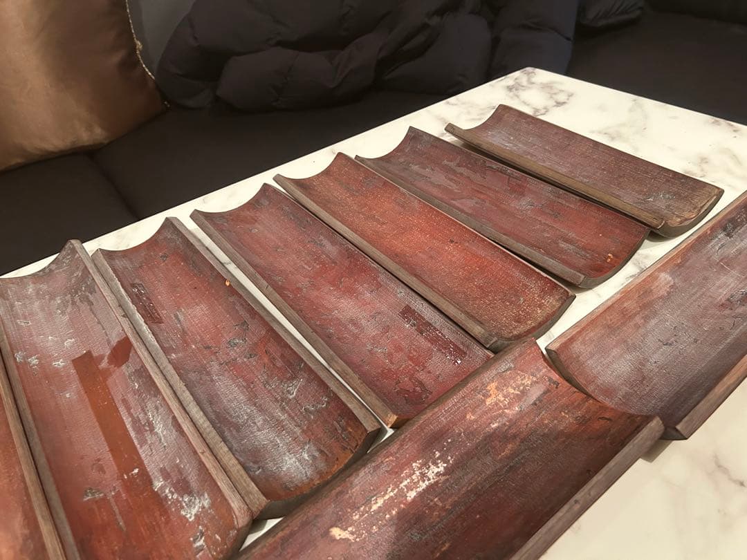 専用　中国　茶合　茶道具　煎茶道具　竹彫刻　竹工芸　13本まとめ売り