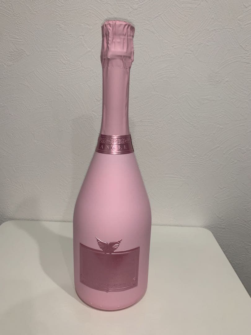希少ファー箱付！エンジェル シャンパン ドゥミセック ロゼ ピンク 750ml