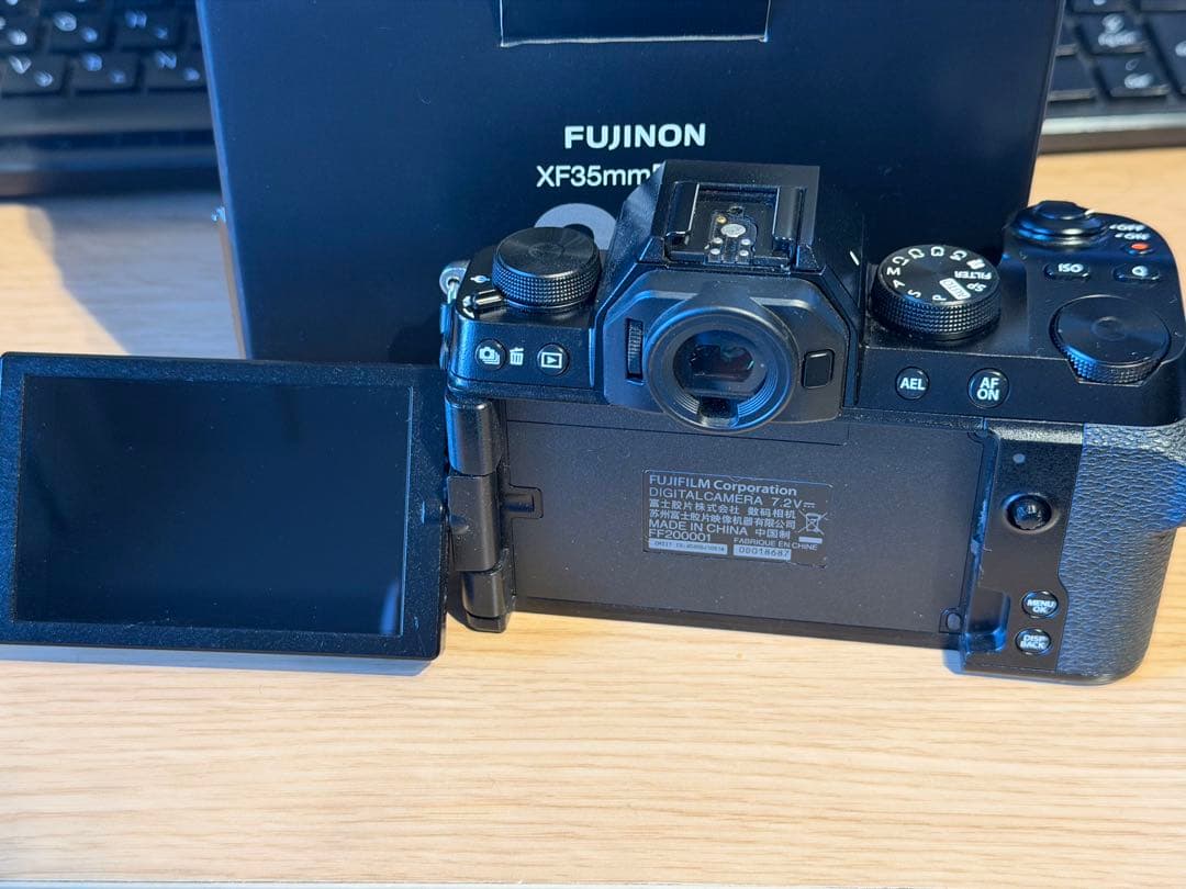 【セット】FUJIFILM x-s10 xf35mm f1.4r バッテリー付き
