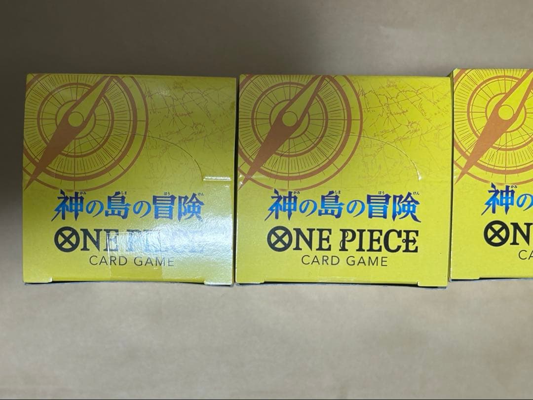 ONE PIECE カードゲーム 神の島の冒険BOX【テープ付き】２セット