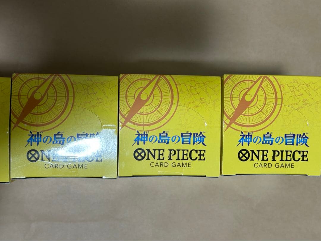 ONE PIECE カードゲーム 神の島の冒険BOX【テープ付き】２セット