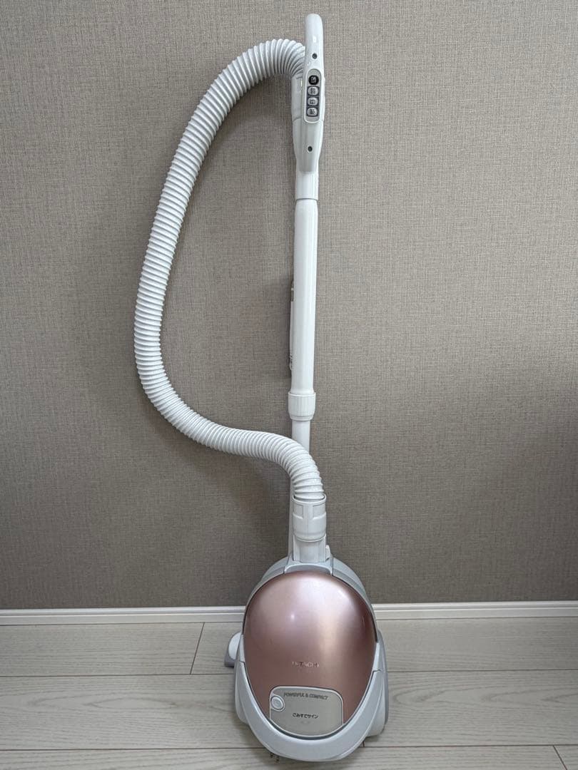 日立 HITACHI 紙パック式掃除機 CV-V500 メタリックピンク