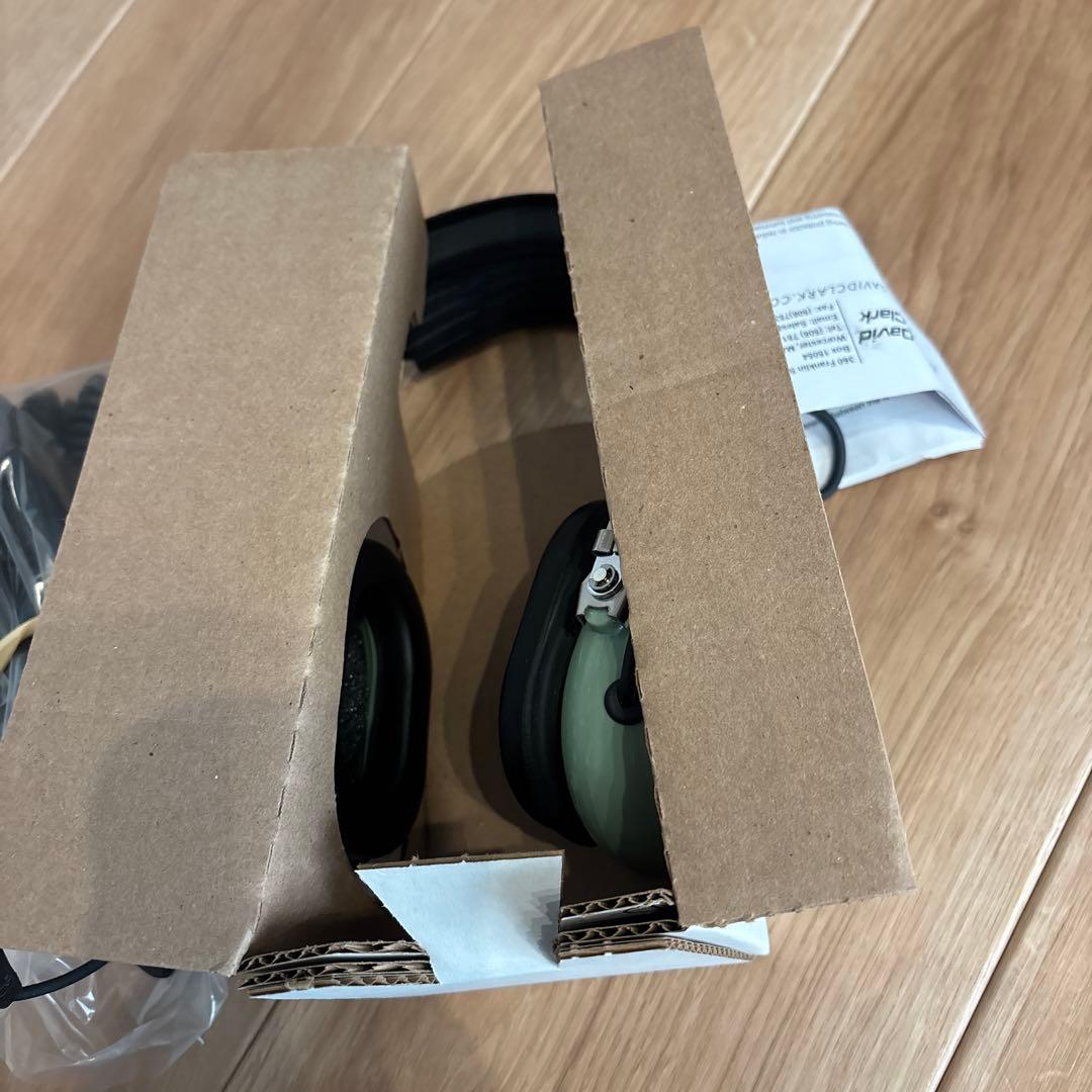 David Clark H3335 有線ヘッドセット　新品未使用品