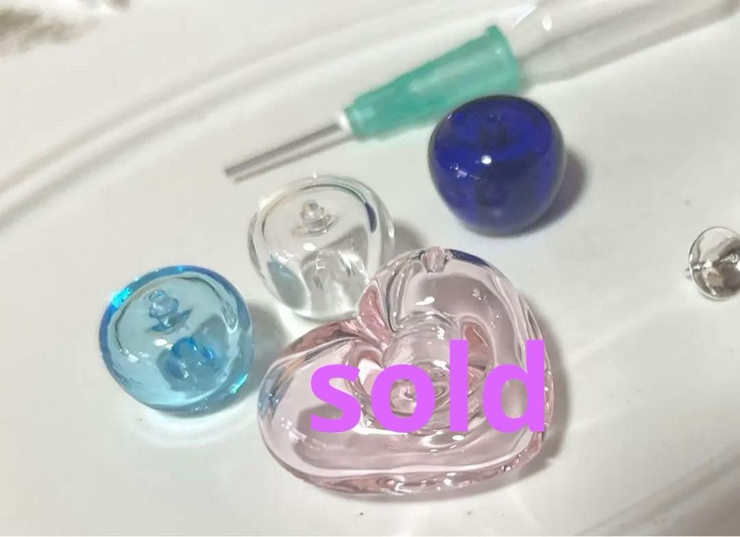 ガラスのディフューザー　りんご　バラ売り可