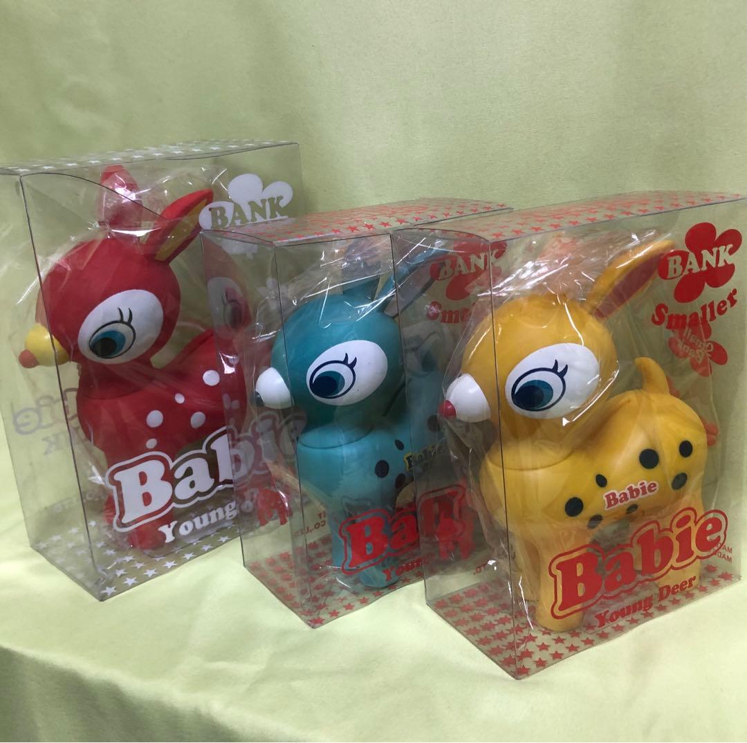 バンビの貯金箱 Petit Babie Bank 3色セット大1個中2個レア！