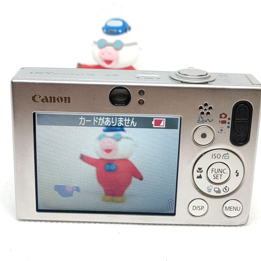 【付属品有】Canon IXY DIGITAL 10 デジカメ シルバー カメラ