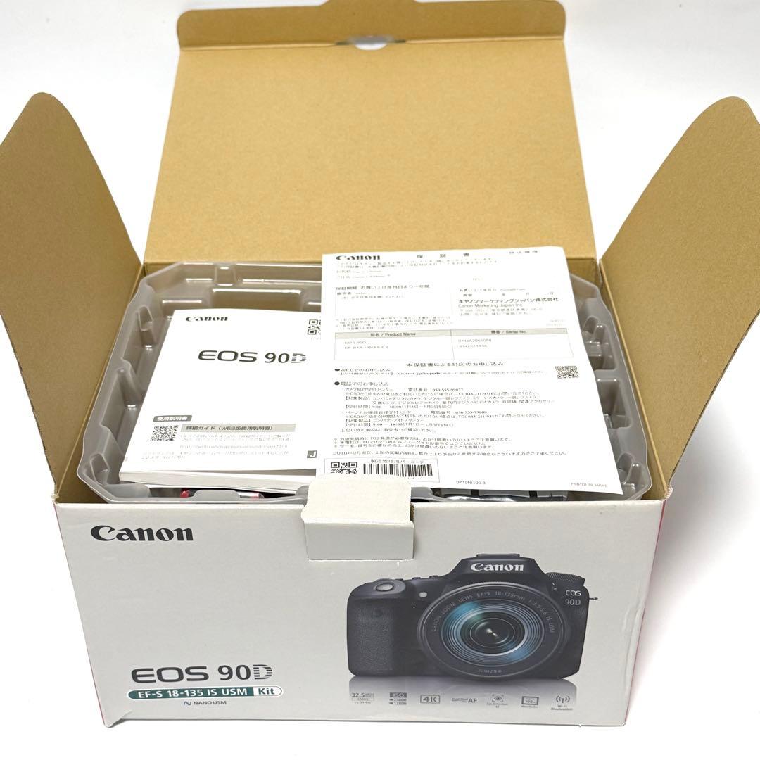 【新品級・未使用品？】Canon EOS 90D レンズキット デジタル一眼レフ