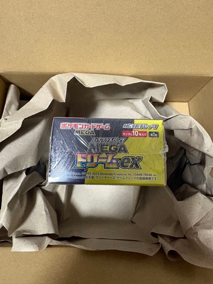 ポケモンカードゲーム MEGAドリームEX box シュリンク付