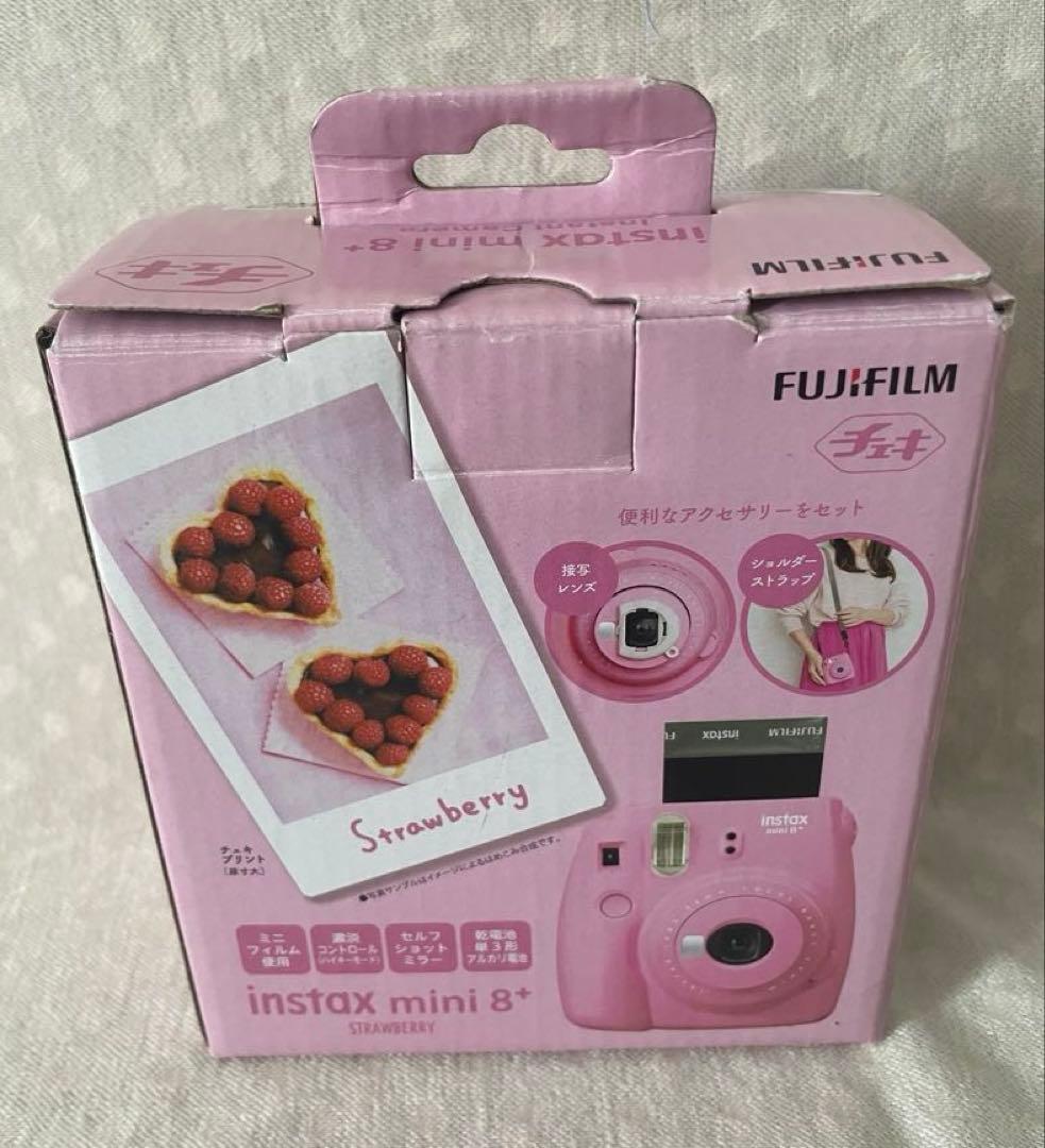 【中古】〈FUJIFILM〉 　　チェキ　instax mini 8+(ピンク)