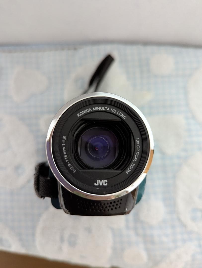 希少グリーン、JVC Everio フルHDビデオカメラ
