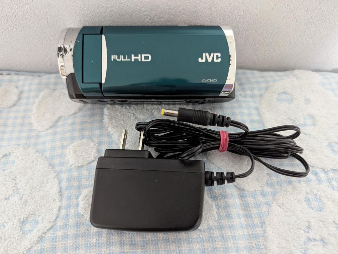 希少グリーン、JVC Everio フルHDビデオカメラ