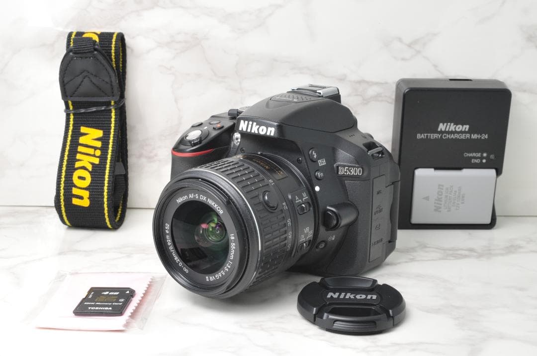 動作品 Nikon D5300⭐️Wi-Fi スマホ転送 一眼レフカメラ ニコン