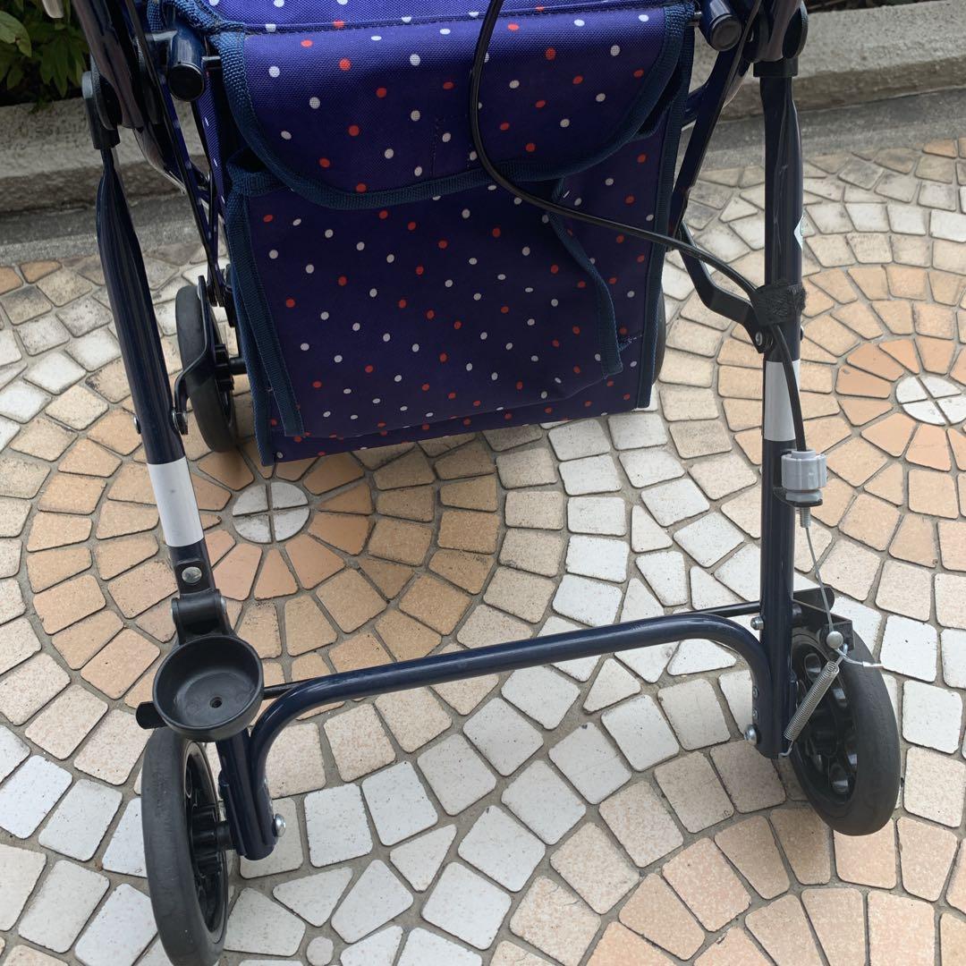 マキテック　らくらくスリムバスケット　シルバーカー　歩行補助　ショッピングカート