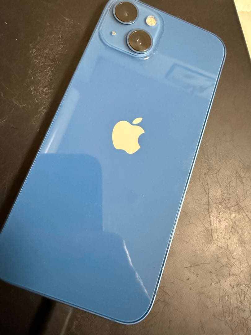 新品同様SIMフリーApple iPhone 13ブルー128GB 本体