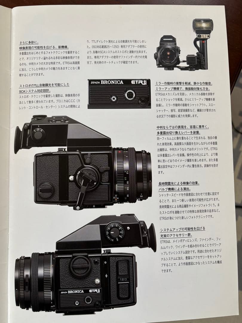 Zenza Bronica ETRS siレンズ3本付き