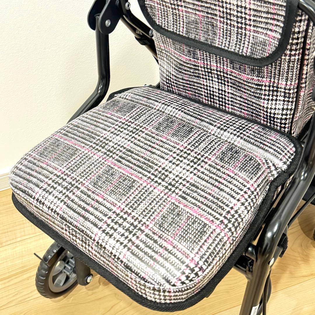 【極美品】　マキテック　U字ハンドルシルバーカー　S-21U 軽量歩行器