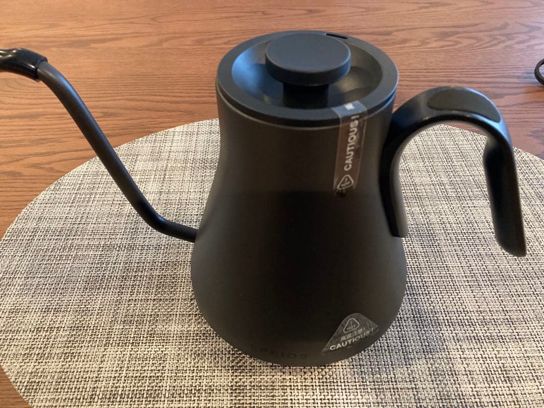 美品　エペイオス epeios ドリップケトル 黒　1200w