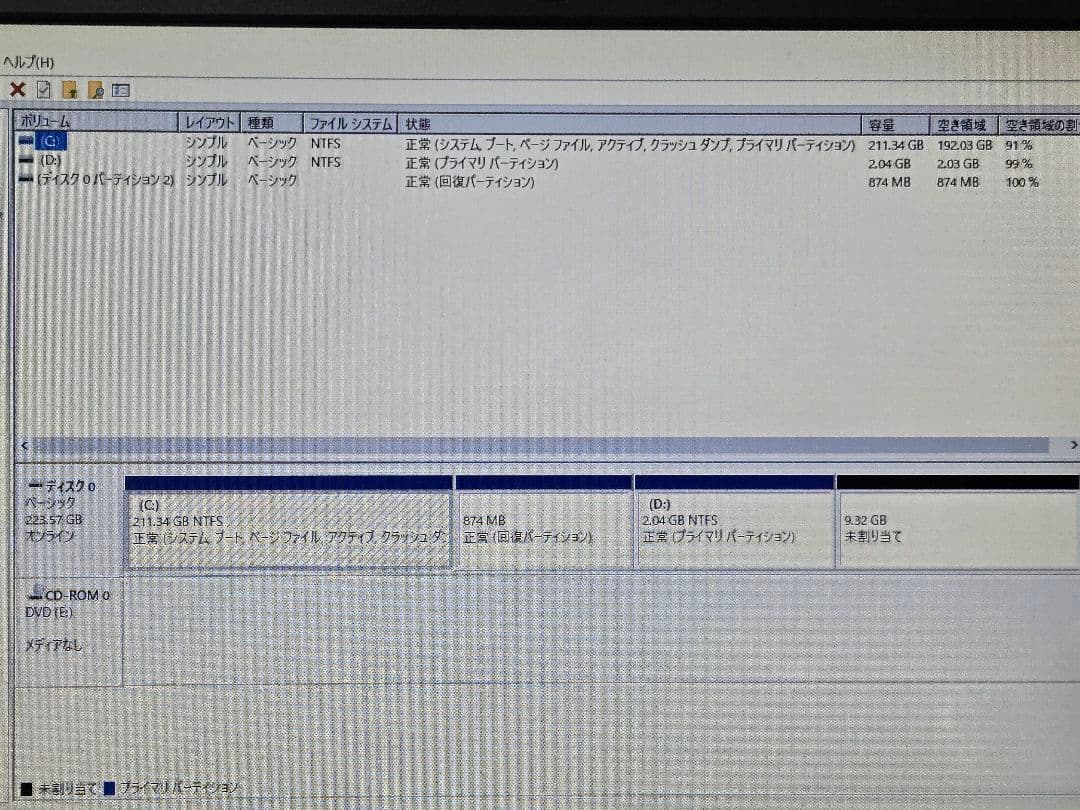 DELL Latitude 3540 ノートPC Windows10 ジャンク