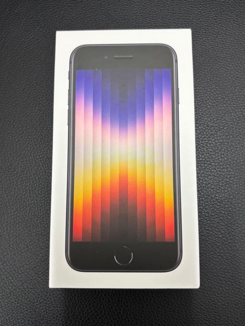 【美品】Apple iPhone SE (第3世代) 128GB ミッドナイト