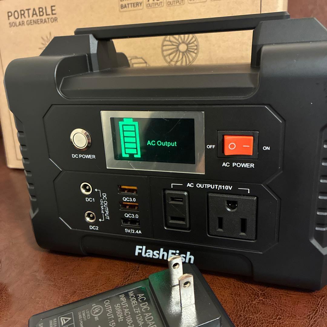 FlashFish ポータブルソーラー発電機