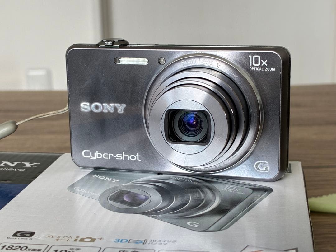 【箱付き】SONY Cyber-shot DSC-WX100 シルバー 18.2
