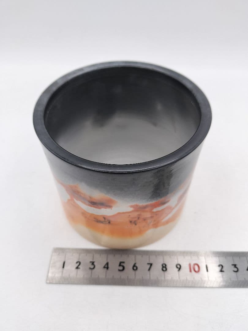 d075 【新品・未使用】火入 雲火 那波鳳翔 木箱 茶道具