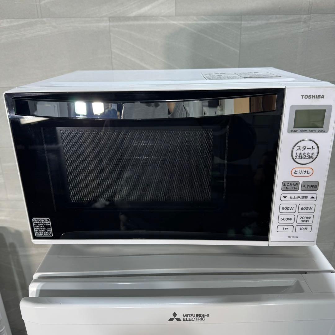 生活家電3点セット 冷蔵庫 洗濯機 電子レンジ 清掃済み 格安 d5427