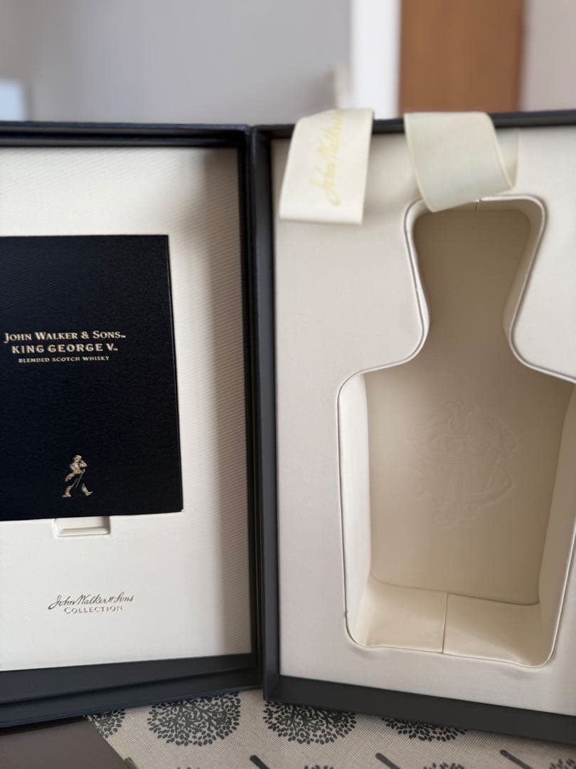 JohnWalker&SonsKING E V 750ml空瓶&化粧箱