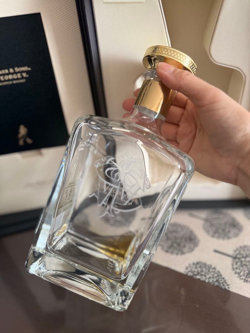 JohnWalker&SonsKING E V 750ml空瓶&化粧箱