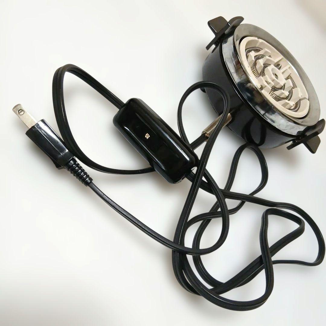 TOSHIBA 東芝 電気コンロ 希少 昭和レトロ 調理器具 黒 ヴィンテージ