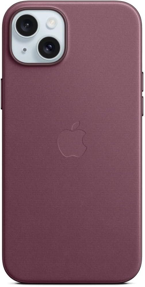 新品 Apple純正 iPhone 15 ファインウーブンケース マルベリー