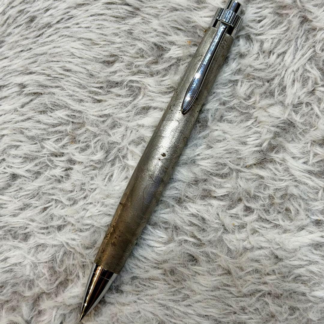 メタライズドウッド　ボールペン　メープル瘤杢　未塗装