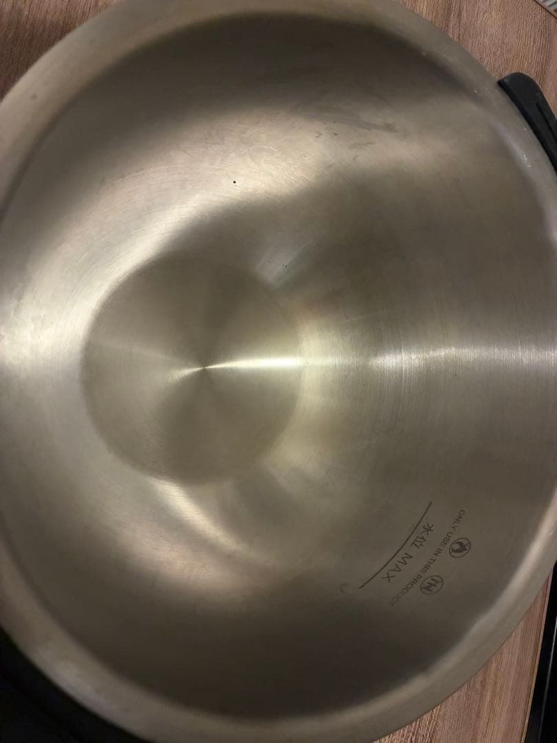 ヘルシオ ホットクック 2.4L 内鍋 【黒】ステンレス　TJ-KN2B