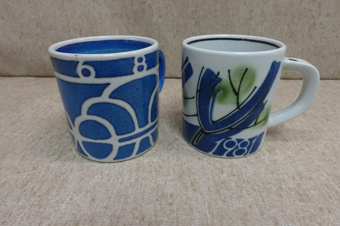 訳あり！ロイヤルコペンハーゲン 1968年、1981年マグカップSサイズ