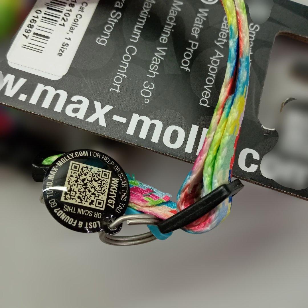 【訳あり】11本セットMax & Molly 猫用首輪 スマートIDタグ付き