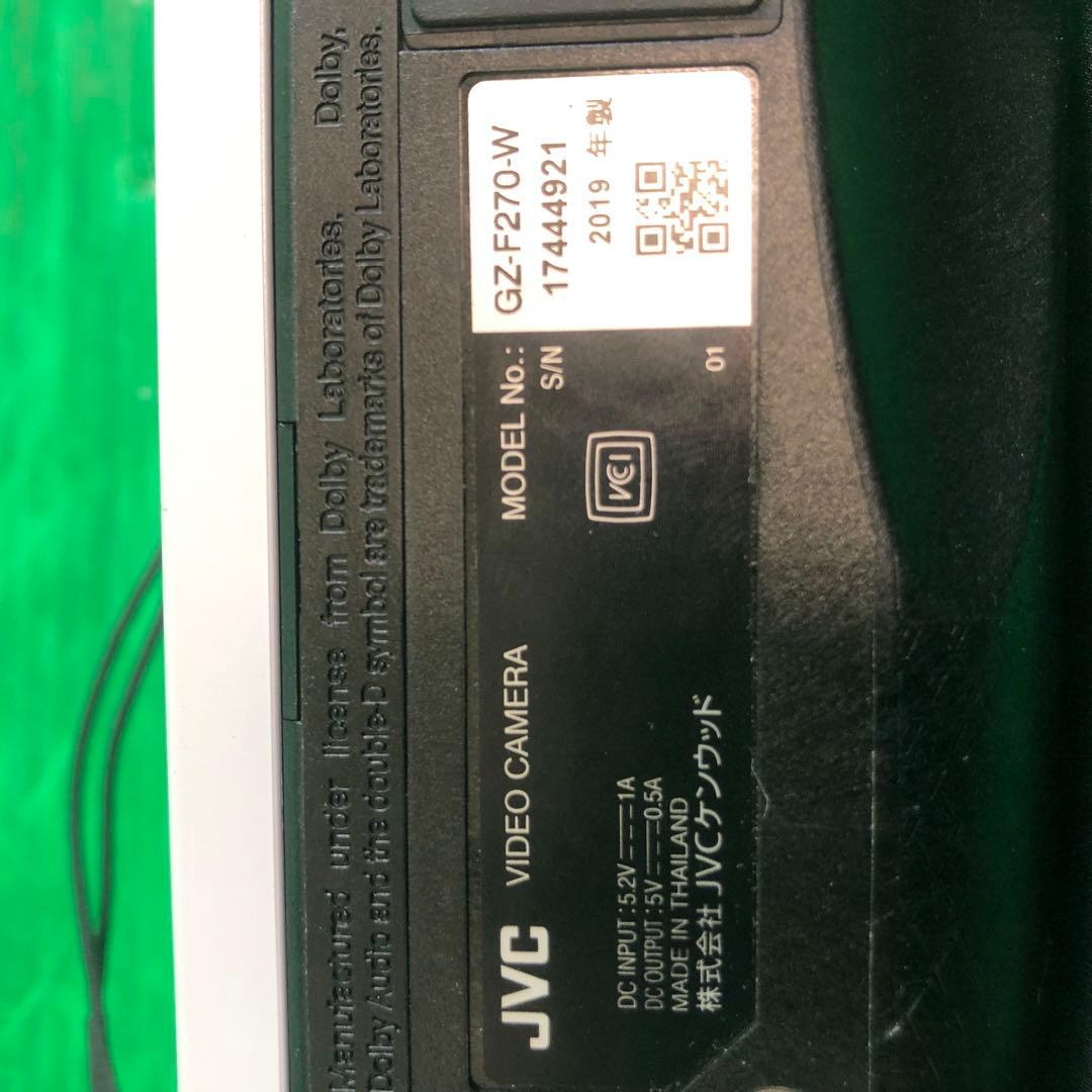 JVC Everio フルHD ビデオカメラ GZ-F270w 動作品