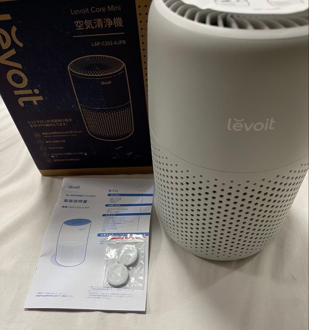 Levoit Core Mini 空気清浄機 12畳 花粉 脱臭 静音 グレー