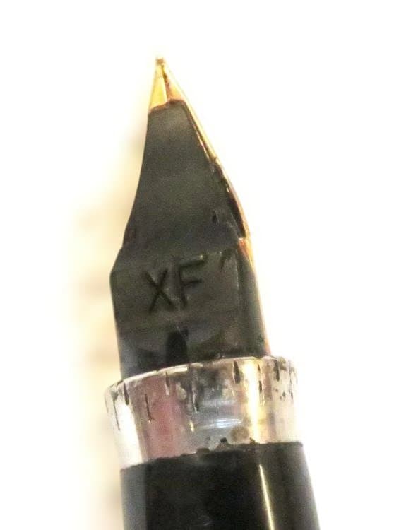 パーカー　14K　point　・14K　GF　cap & barrel 　万年筆