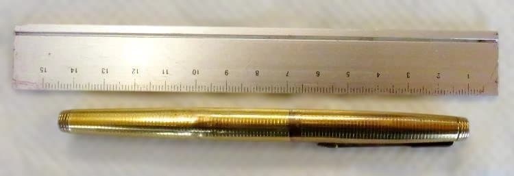 パーカー　14K　point　・14K　GF　cap & barrel 　万年筆
