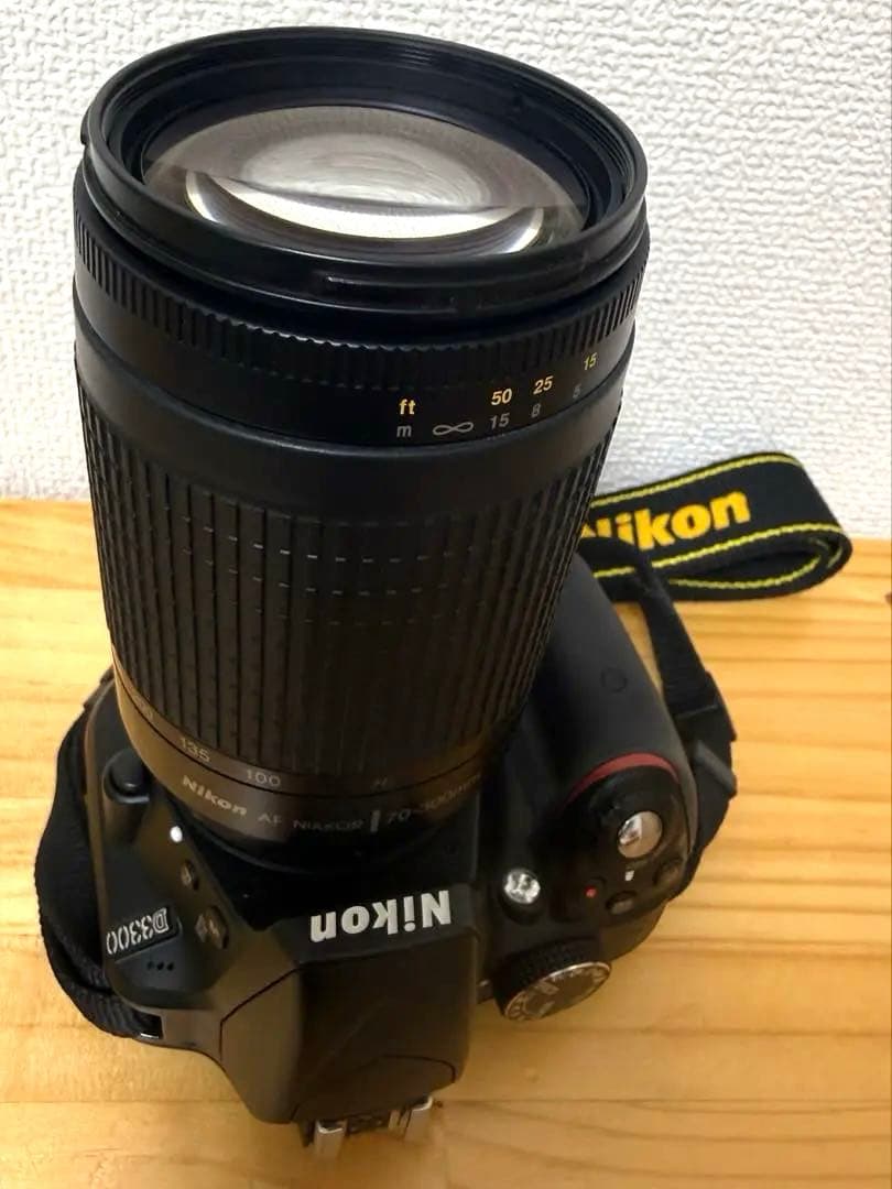 ニコン D3300&AF NIKKOR 70-300mm f/4-5.6 G美品