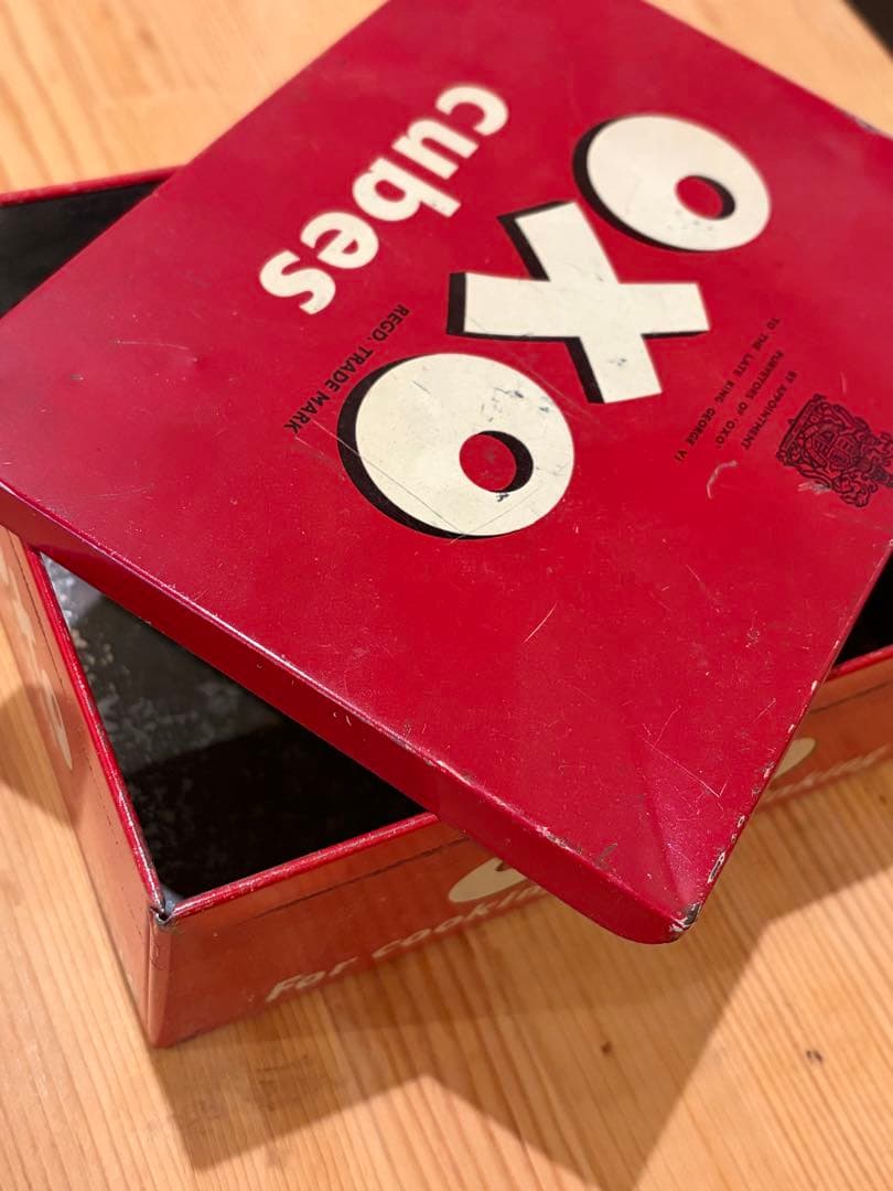 OXO缶　アンティークティン缶
