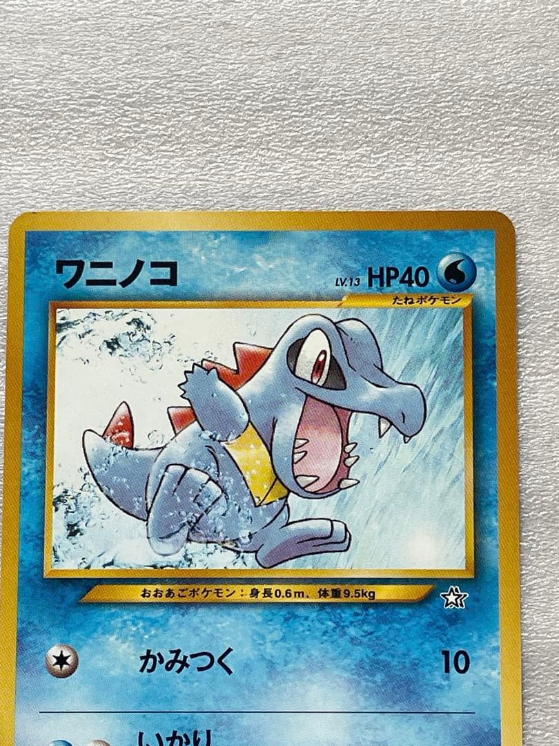 【美品】ポケモンカード　オーダイル 旧裏　渦巻ホロ　進化セット
