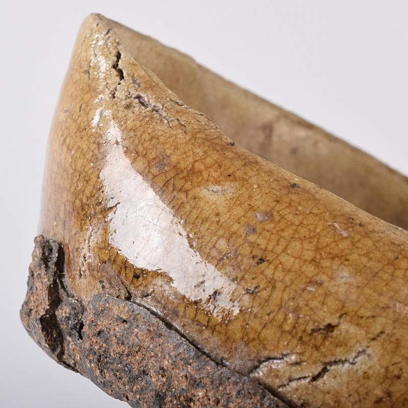 茶道具　尾張藩隠し窯　尾呂焼　茶碗　時代箱付　M　R8179