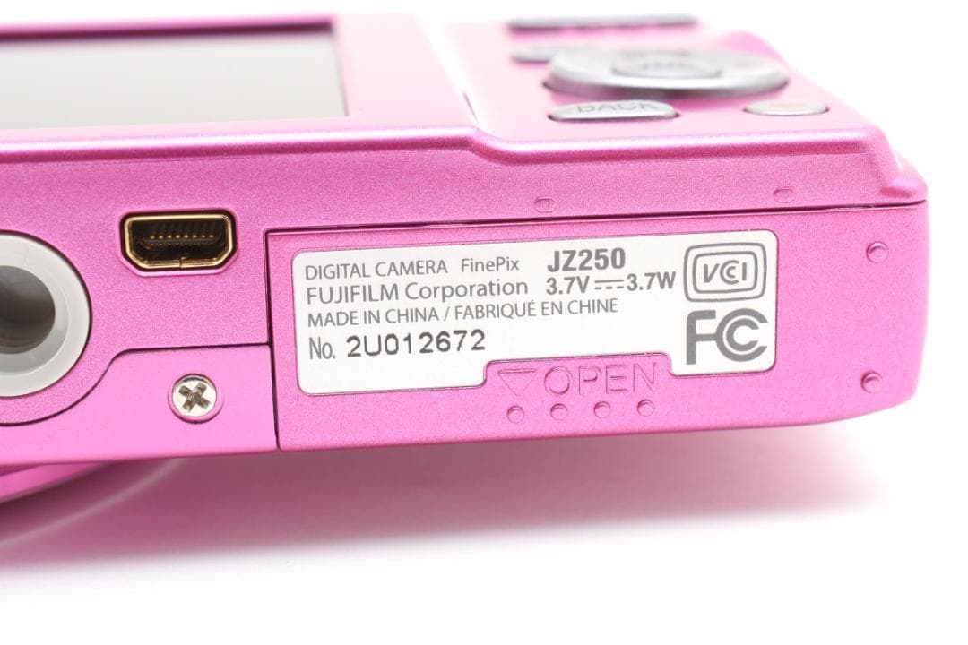 ほぼ新品　FUJIFILM FinePix JZ250 ピンク ＃A434
