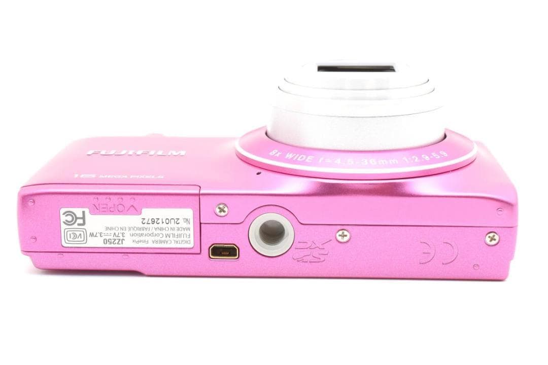 ほぼ新品　FUJIFILM FinePix JZ250 ピンク ＃A434