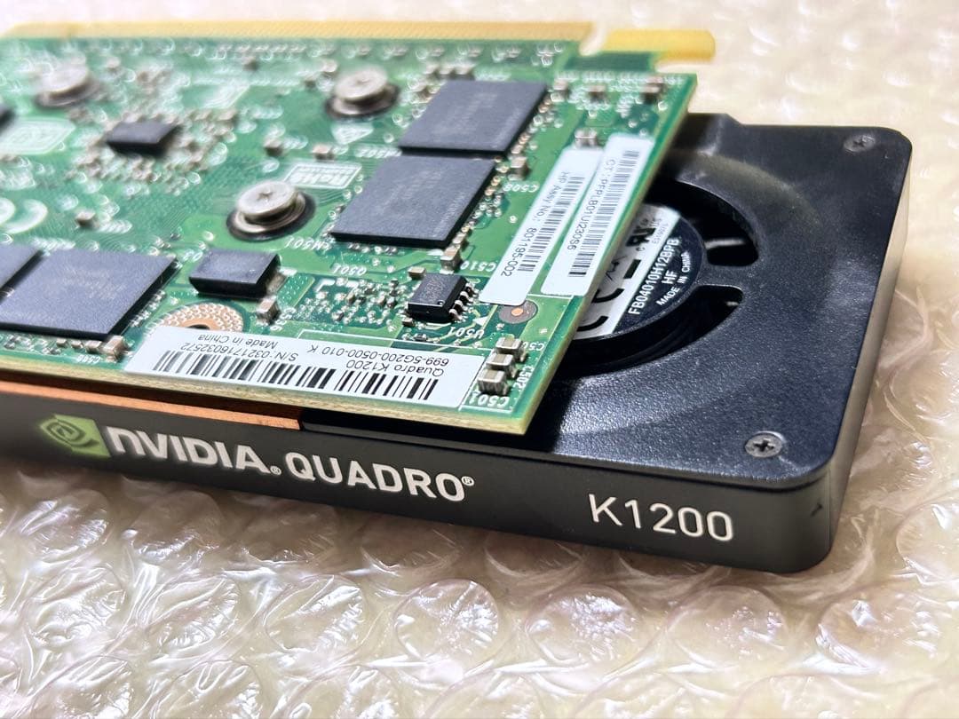 正常動作品 NVIDIA QUADRO K1200 x2枚