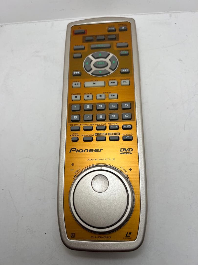 希少 Pioneer パイオニア LDプレーヤーリモコン CU-DV027