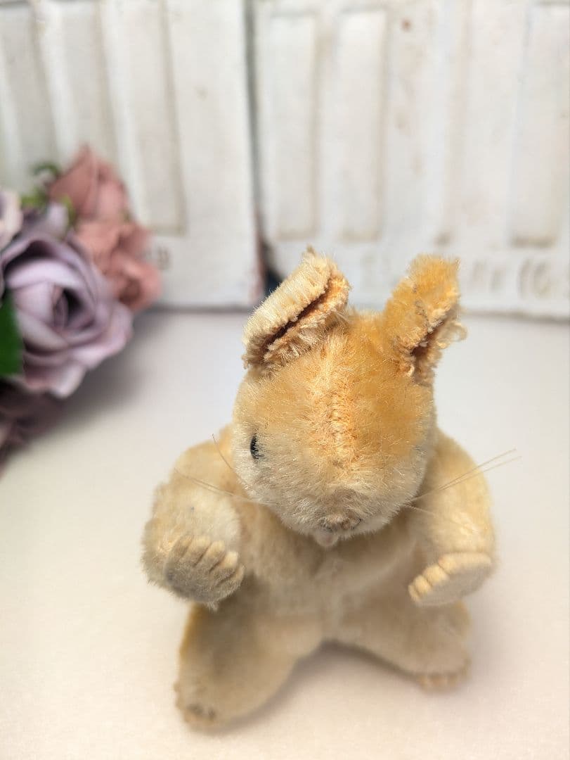 アンティーク ドイツ シュタイフ ハムスター ぬいぐるみ