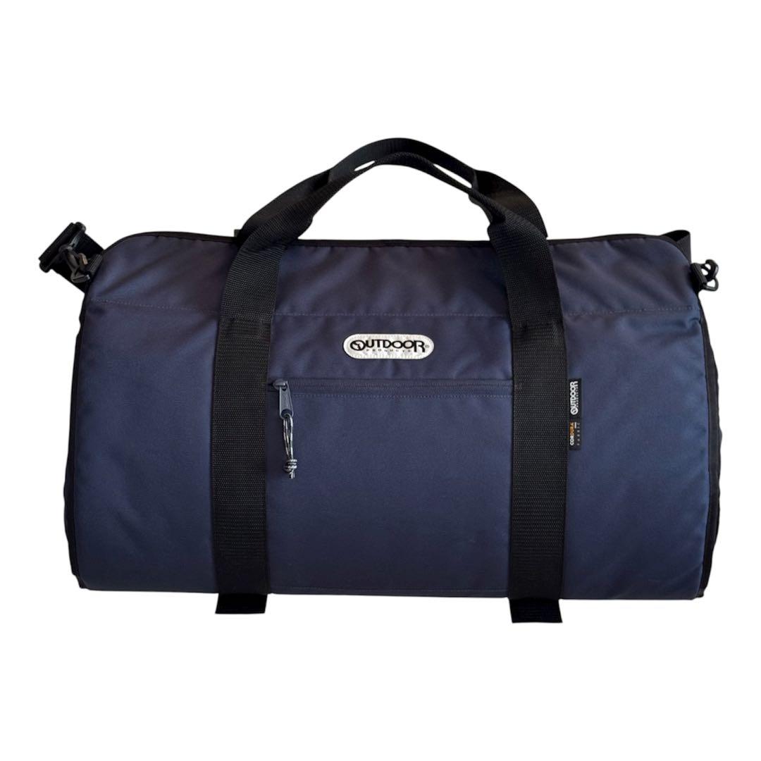 美品 OUTDOOR PRODUCTS×麻布テーラー ガーメントバッグ ネイビー